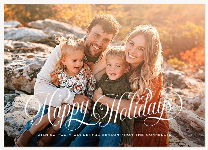 Holiday Splendor Personalized Holiday Cards