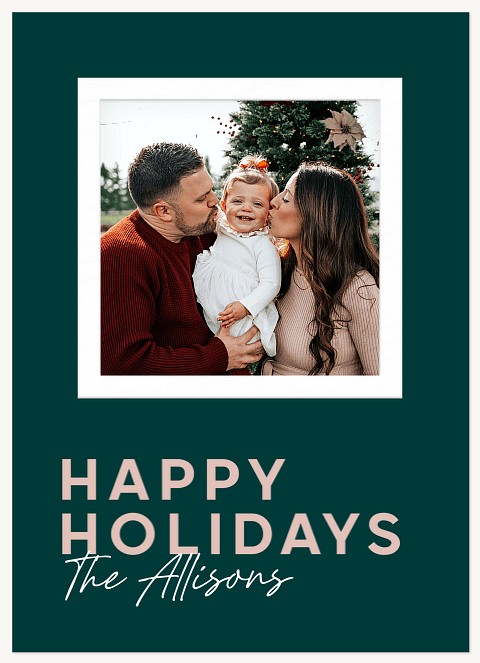 Square Snapshot Personalized Holiday Cards