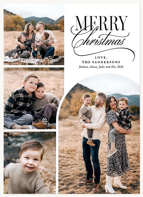 Classic Arch Personalized Holiday Cards