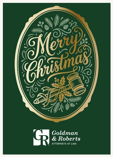 Golden Law Business Holiday Cards