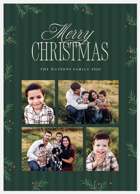 Pine Cheer Holiday Photo Cards