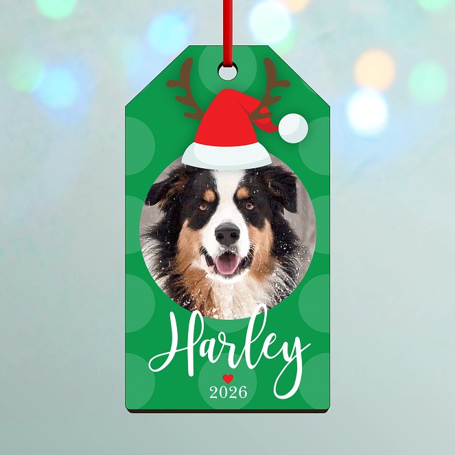 Santa Hat Custom Ornaments