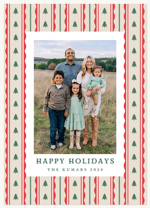 The Alpine Personalized Holiday Cards