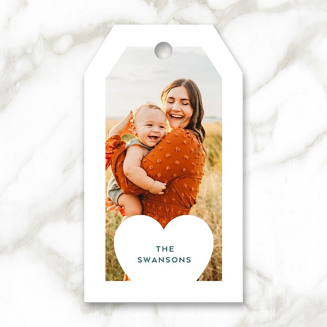 Family at Heart Custom Gift Tags