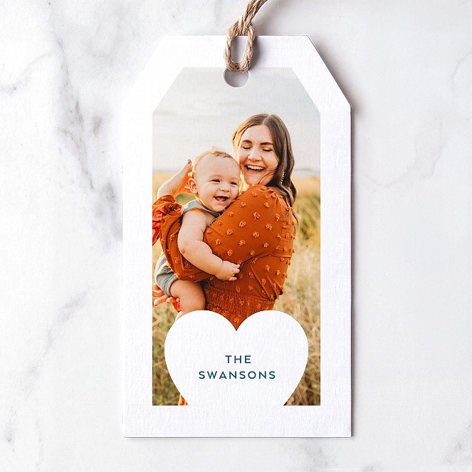 Family at Heart Custom Gift Tags