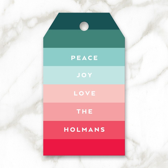 Gran Gradient Custom Gift Tags