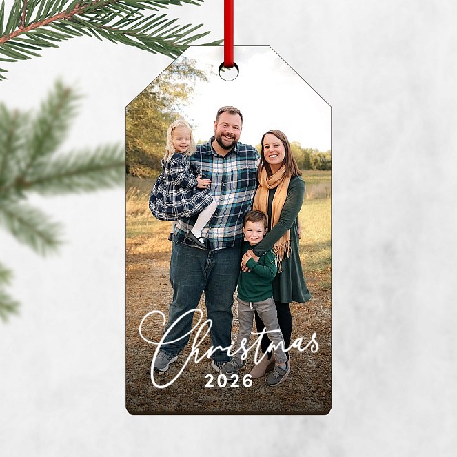 Signature Tag Personalized Ornaments