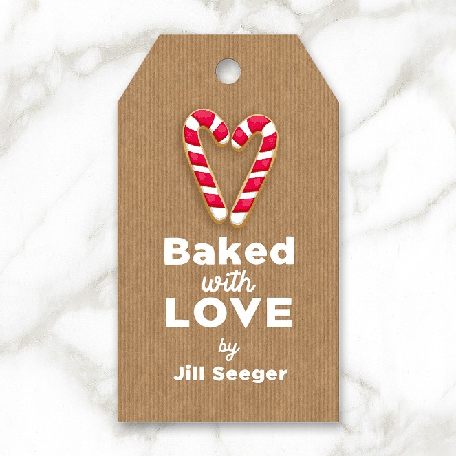 Bakers Heart Custom Gift Tags