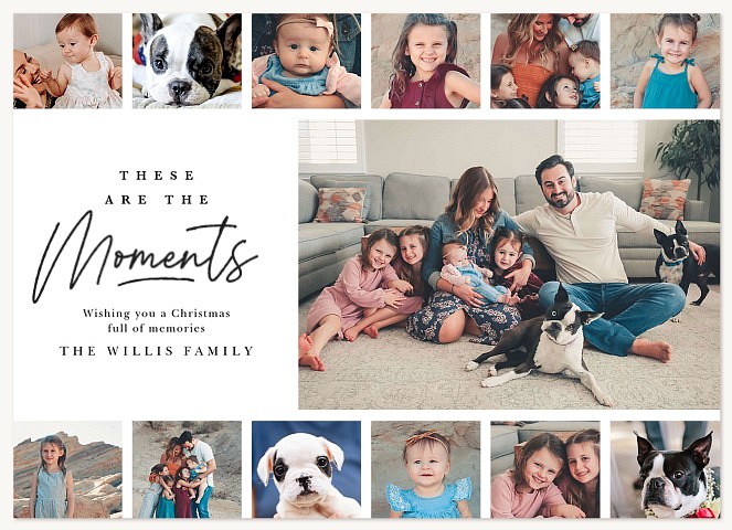 Treasured Moments Personalized Holiday Cards