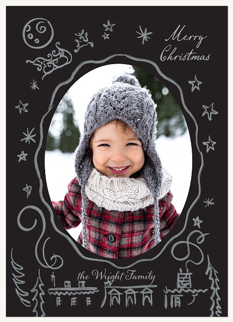 Christmas Night Personalized Holiday Cards