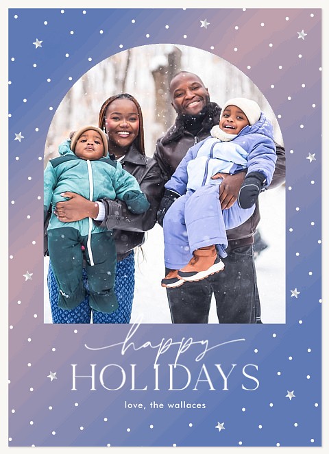Constellation Personalized Holiday Cards