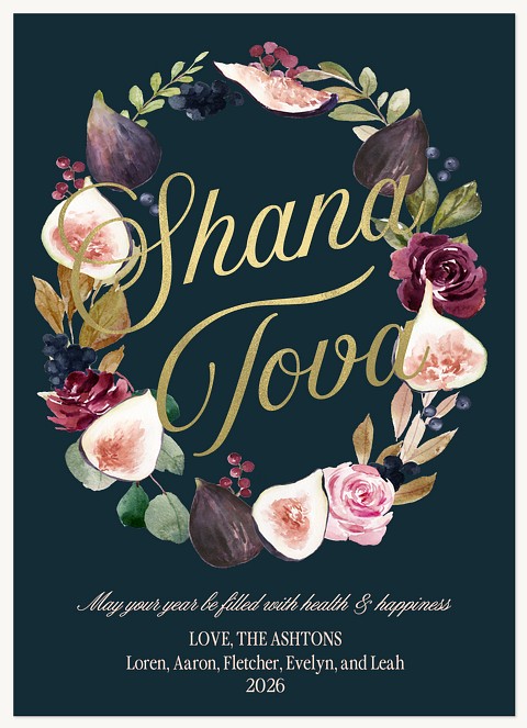 Painted Harvest Rosh Hashanah cards