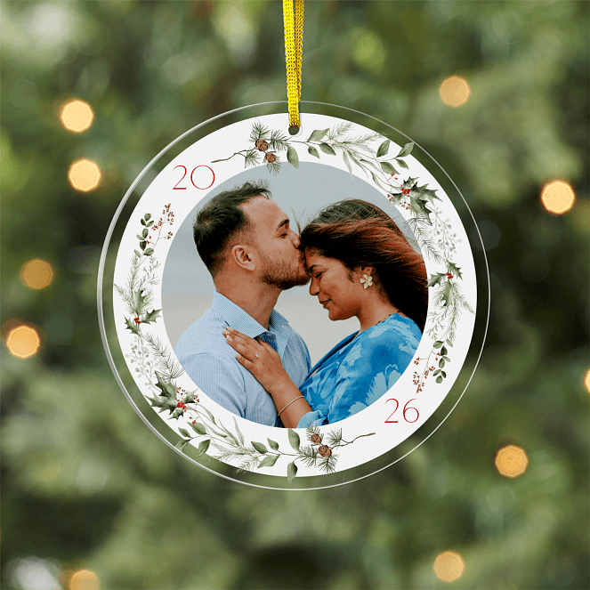 Botanical Noel Personalized Ornaments
