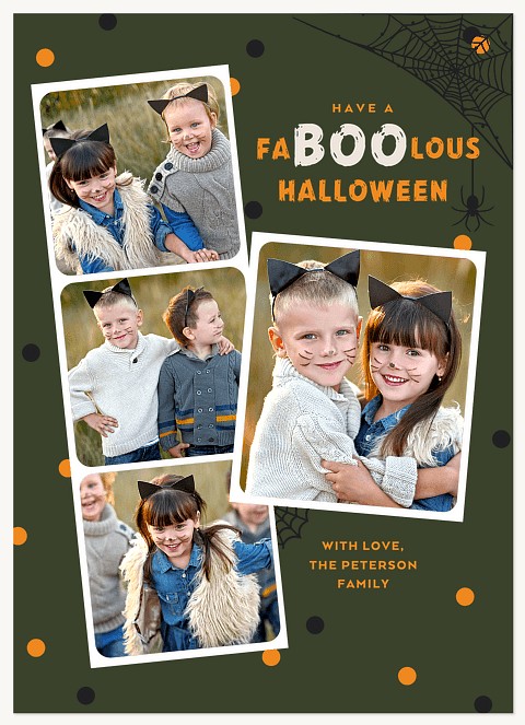 Fab-Boo-lous Confetti Halloween Cards