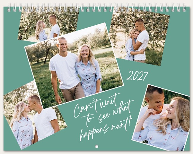 Handwritten Sentiment Calendar Personalized Photo Calendars