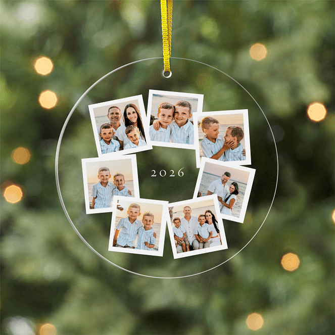 Gathered Around Personalized Ornaments