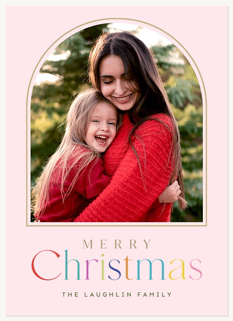 Arch Mix Personalized Holiday Cards