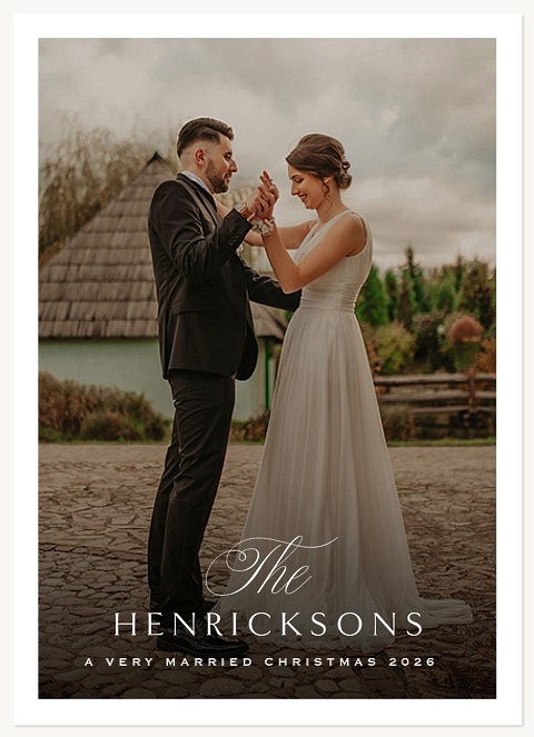 New Surname Personalized Holiday Cards