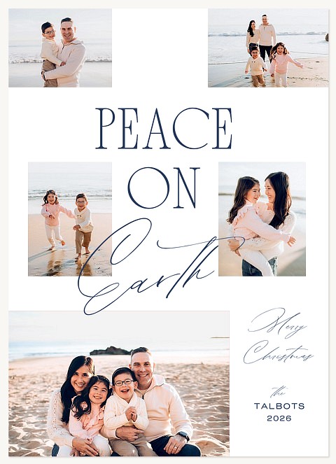 Glorious Cross Personalized Holiday Cards