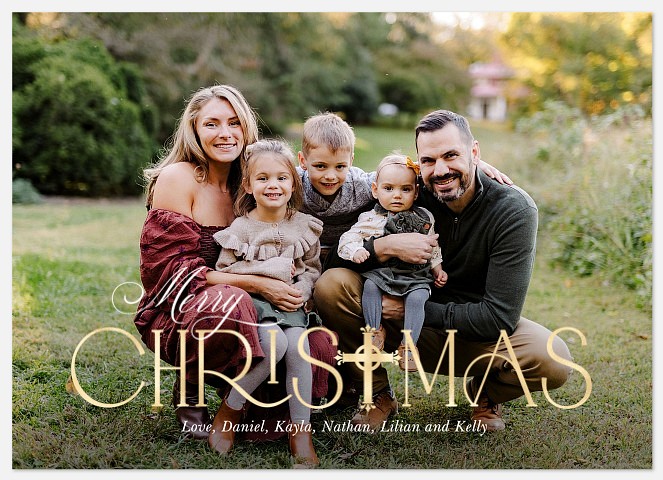 Divine Christmas Holiday Photo Cards