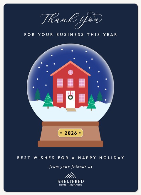 Magical Snow Holiday & Christmas Magnet Cards