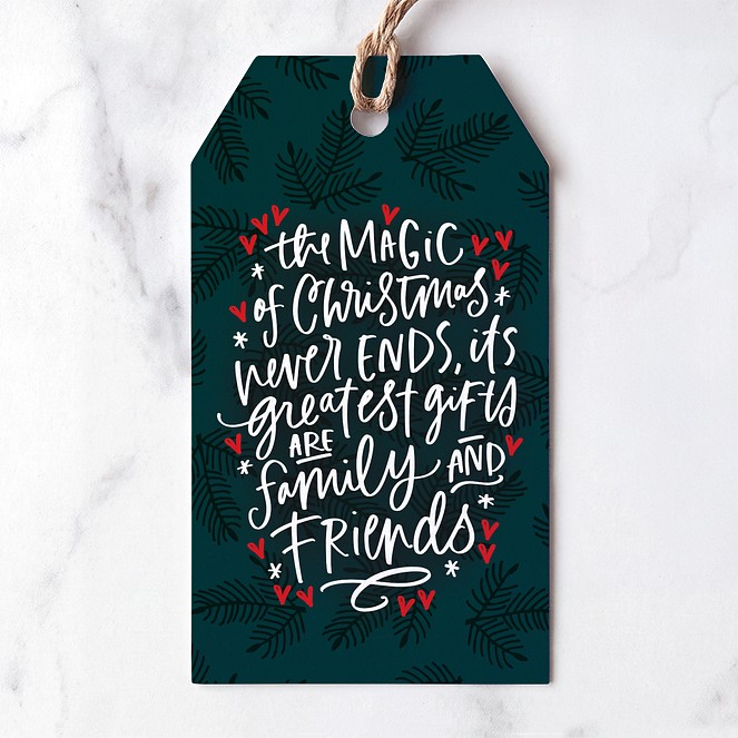 Christmas Magic Custom Gift Tags