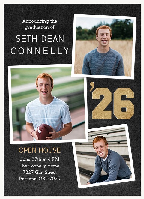 On Slate Graduation Cards