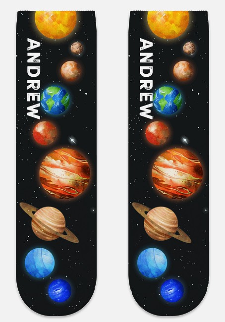 Solar System Custom Socks