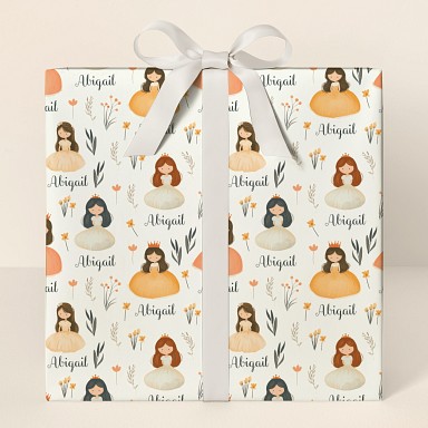 Princess Fun Wrapping Paper