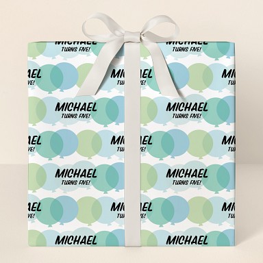 Balloon Bonanza Wrapping Paper