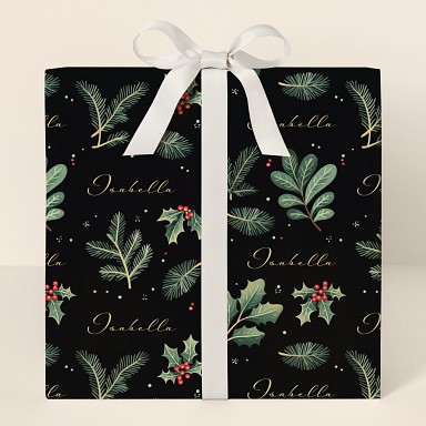 Mistletoe Holiday Wrapping Paper