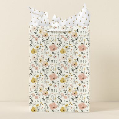 Wildflower Initials Gift Bags