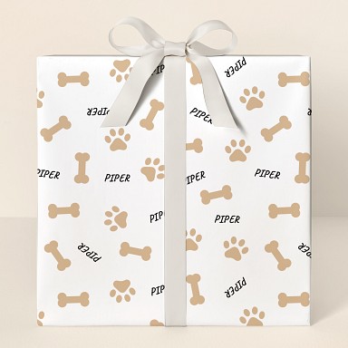 Paws and Pups Wrapping Paper