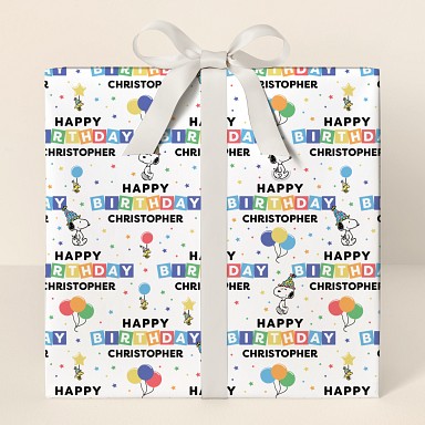 PEANUTS® Happy Birthday Wrapping Paper