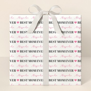 Heartfelt Mom Wrapping Paper