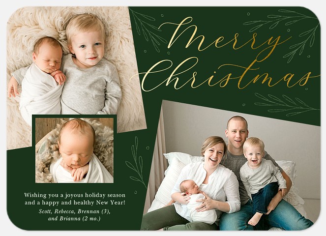 Wintry Wishes Holiday Photo Cards
