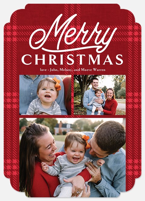 Plaid Traditions Holiday Photo Cards