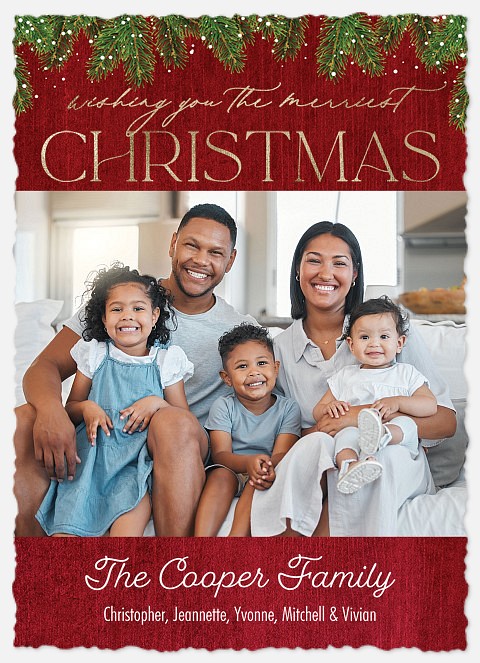  Crimson Traditions Holiday Photo Cards
