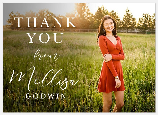 Elegantly Casual Thank You Cards 