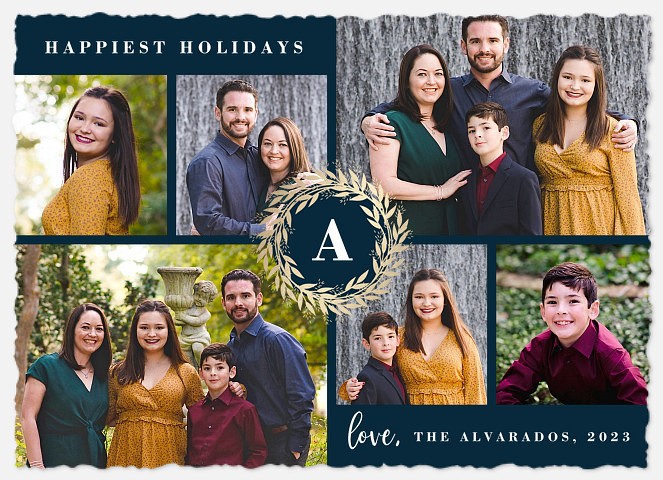Traditional Album Holiday Photo Cards