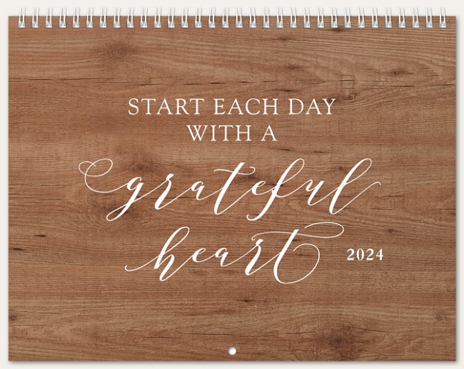 Grateful Heart Calendar Personalized Photo Calendars