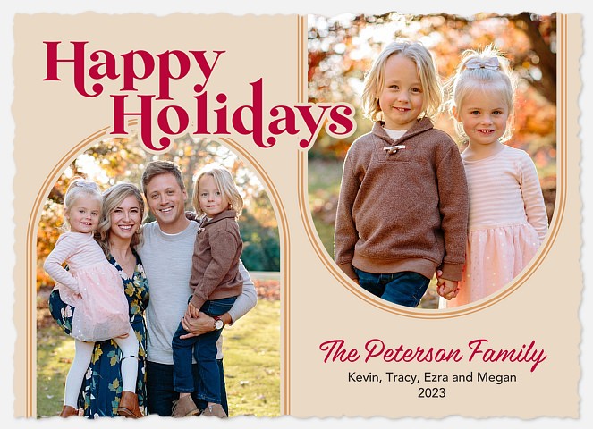 Classic Arches Holiday Photo Cards