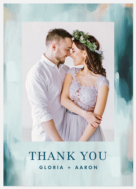 Painterly Thank You Cards 
