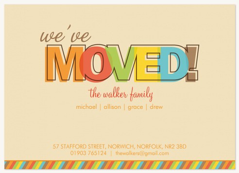 New Directions We've Moved Announcements 