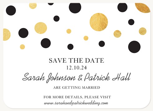 Timeless Elegance Save the Date Cards