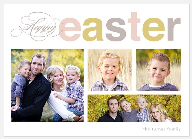 Spring Blessings  Easter Photo Cards