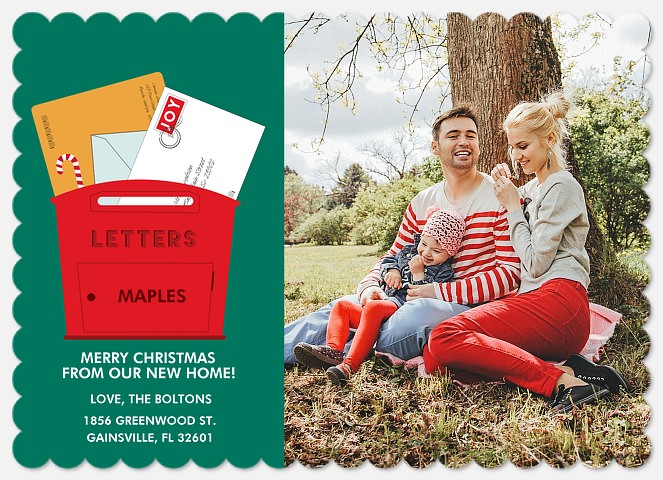 Cheerful Mail Holiday Photo Cards