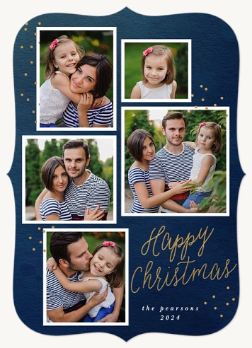 Glitzy Dots Christmas Cards