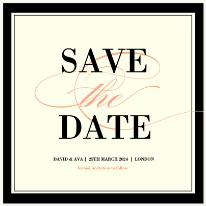Perfect Frame Save the Date Cards