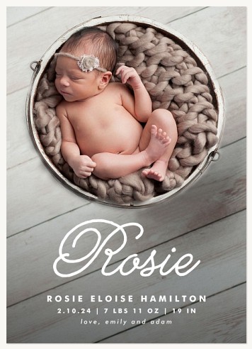 Effortless Introduction Baby Announcements